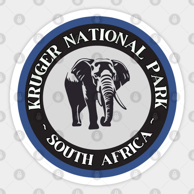 Kruger National Park South Africa Sticker by DW Arts Design